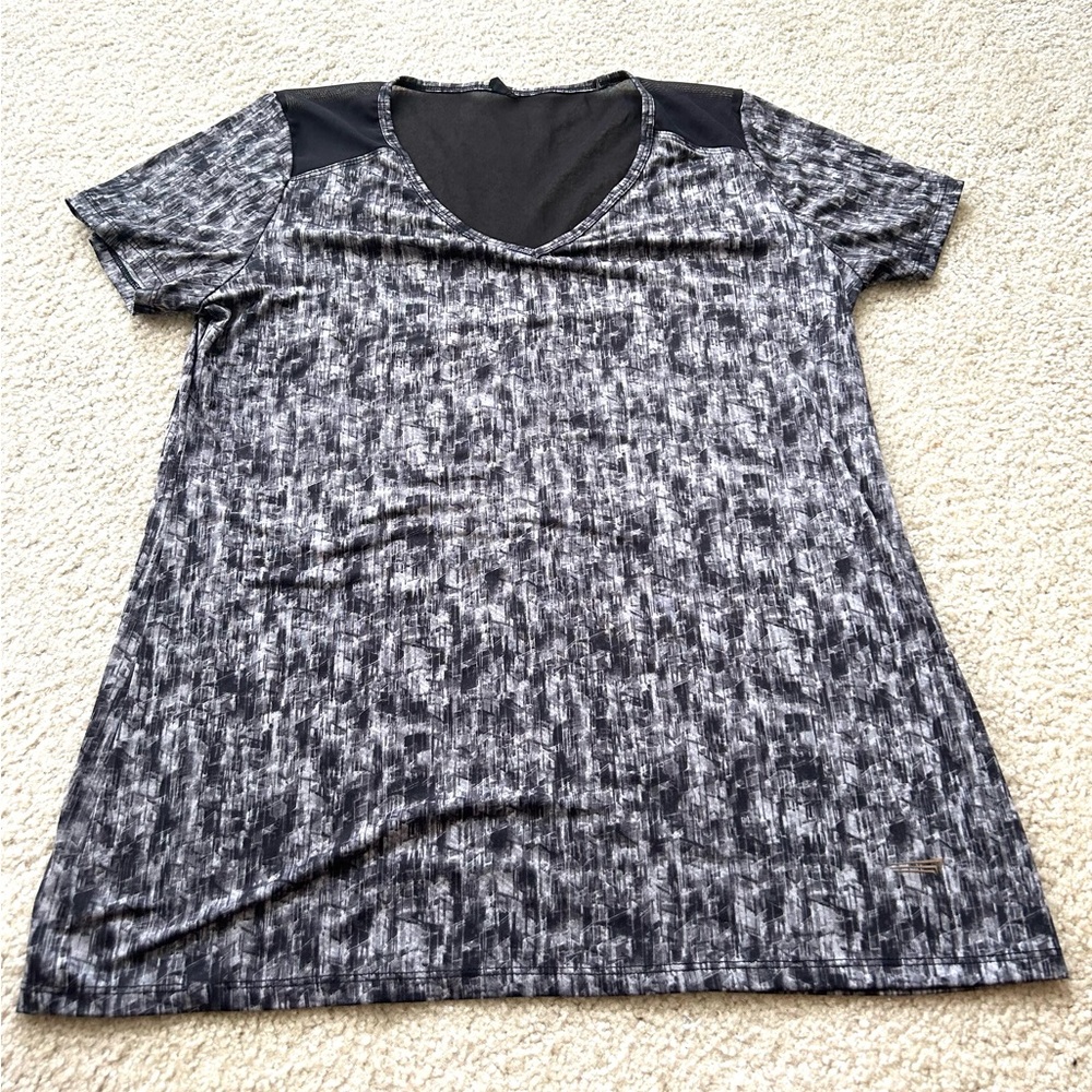 Shades of Gray Copper Fit Pro Gym Workout Shirt